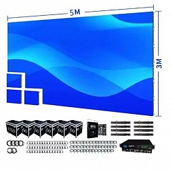 จอ LED P3.91 ขนาด5X3เมตร โครงยึดสำหรับวางกลางแจ้งใช้แขวนสำหรับดีเจบูธแสดงแผงวิดีโอแบบเต็มจอLEDสำหรับคอนเสิร์ตทั้งชุดราคา   1,900,000 บาท